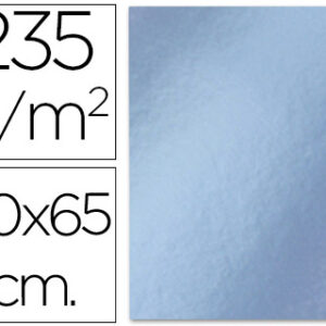 Cartolina Metalizada 50X65 cm, 235 Gr Prata
