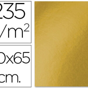 Cartolina Metalizada 50X65 cm, 235 Gr Ouro