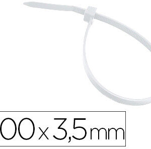 Abra?adeira 3M Para Interior Branco 200X3,5 Mm Bolsa De 100 Unidades