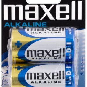 Blister 2x Pilhas Alcalinas 1,5V D / LR20 - MAXELL