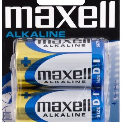 Blister 2x Pilhas Alcalinas 1,5V D / LR20 - MAXELL
