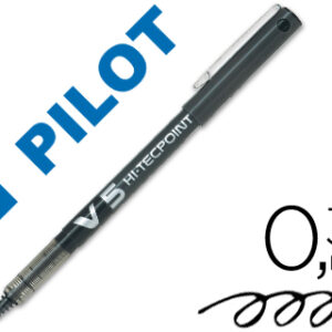 Marcador Pilot Ponta Fina V-5 Preto 0.5 mm