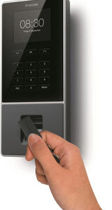 Controlo de Acessos/Presen?a Tm-626 Com Codigo Pin Cartao Rfid Ou Impressao Digital - SAFESCAN