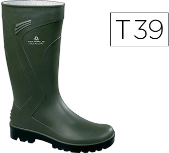 Bota Deltaplus de Seguranca Jouca Pvc Verde Formato 39 - DELTAPLUS