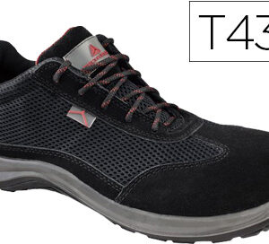 Sapatos De Seguranca Deltaplus De Pele Preto Formato 43 - DELTAPLUS
