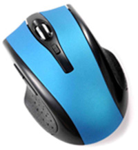Rato Optico s/ Fios 1000 Dpi Recetor Usb 2,4 Ghz (Azul) - Q-CONNECT