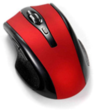 Rato Optico Sem Fios 1000 Dpi Recetor Usb 2,4 Ghz Vermelho - Q-CONNECT
