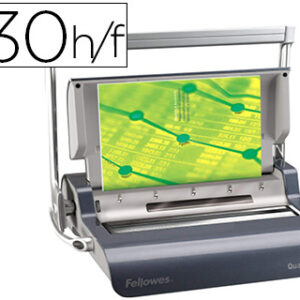 Encadernadora Fellowes Quasar Dupla Espiral Perfura 15 Folhas Formato Din A4 - FELLOWES