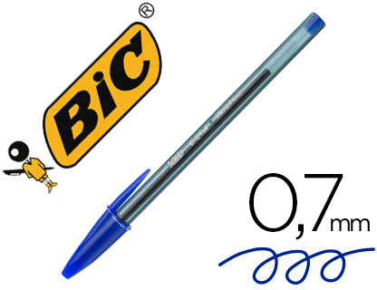 Esferografica Bic Cristal Ultrafine Ponta Forma Agulha 0,7 Mm Azul - BIC