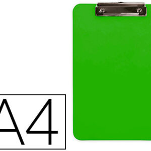 Porta Notas Q-Connect Plastico Din A4 Verde 2,5Mm - Q-CONNECT