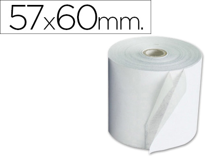 Rolo De Calculadora Eletrica 57 Mm X 60 Mm 60 G/M2 - EXACOMPTA