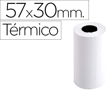 Rolo De Calculadora Termico 57 Mm X 30 Mm 55 G/M2 - EXACOMPTA