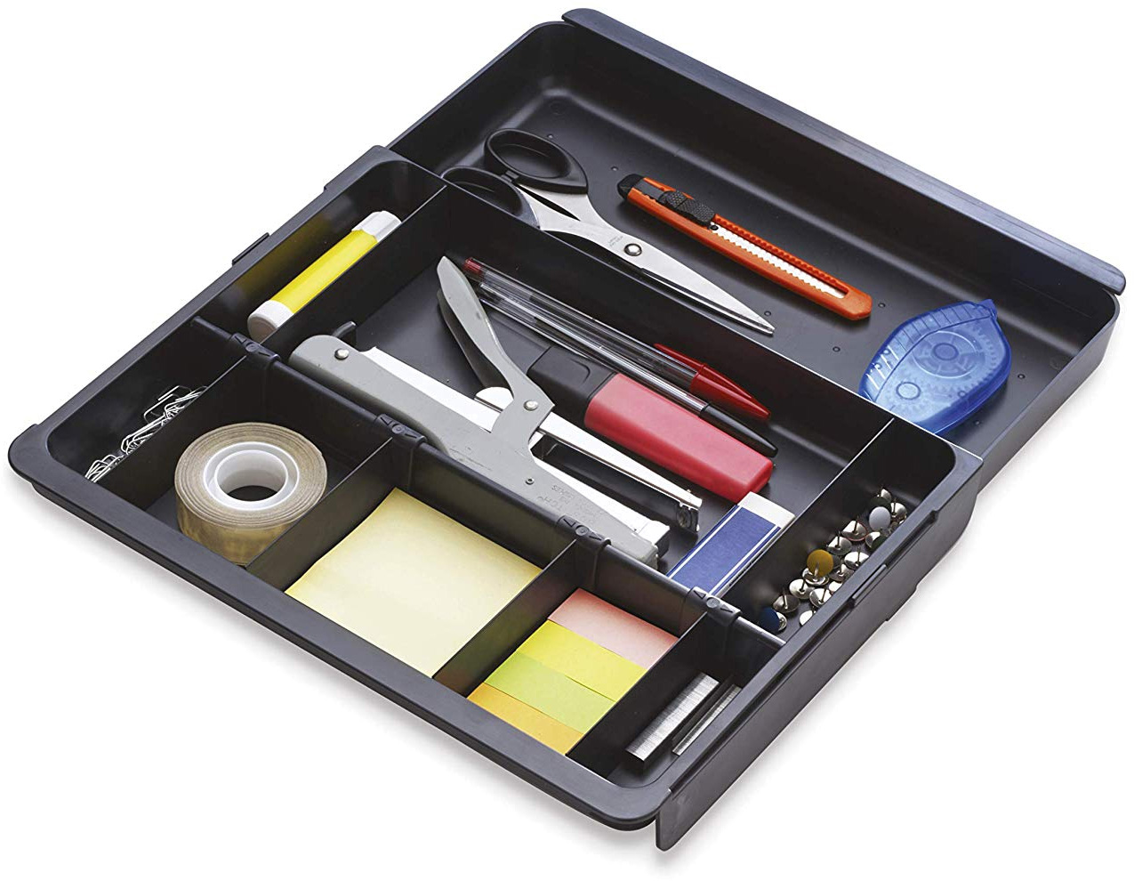Tabuleiro De Secretaria Exacompta Drawinsert De Gavetas Cor Preta 298X246X36 Mm - EXACOMPTA