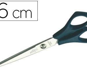 Tesoura De Escritorio Em Aco Inoxidavel 16 Cm Ergonomica Em Blister - FAIBO
