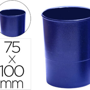 Porta Lapis Q-Connect Plastico Azul Opaco - Q-CONNECT