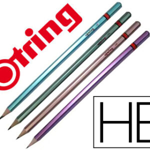 Lapis De Grafite Rotring Metallic Hb Corpo Cores Sortidas - ROTRING
