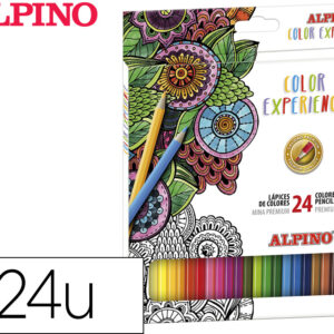 Lapis De Cores Experience Aguarelavel Mina Premium 3,3 Mm De 24 Uni. Cores Sortidas - ALPINO