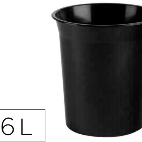 Cesto De Plastico Antimicrobiana Sanitized Plastico Preto 16 Litros 290X310 Mm - ARQUIVO 2000