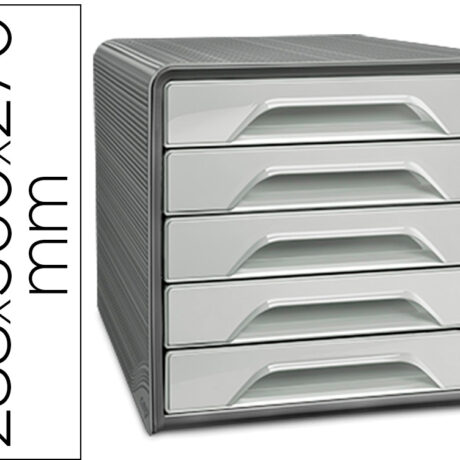 Bloco Classificador c/ 5 Gavetas (Cinzento) - CEP