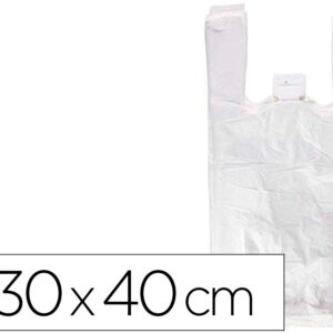 Bolsa Reciclada 70% Branca 50 Mc 30X40 Cm Apta Legislacao De Bolsas 2021