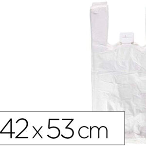 Bolsa Reciclada 70% Branca 50 Mc 42X53 Cm Apta Legislacao De Bolsas 2021