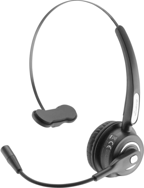 Auricular Monaural Diadema s/ Fios Bluetooth c/ Microfone - MEDIARANGE