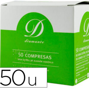 Gaze Esteril Algodao Hidrofilo Caixa De 50 Unidades - DIAMANTE