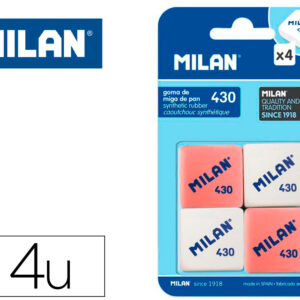 Borracha Milan 430 Blister De 4 Unidades - MILAN