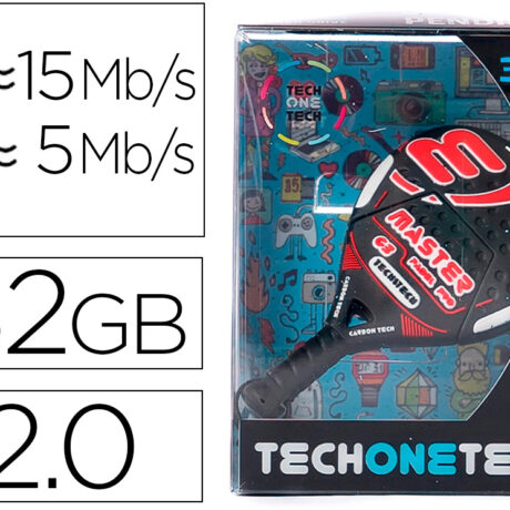 Pen Drive Usb Raquete Padel Vermelha 32GB