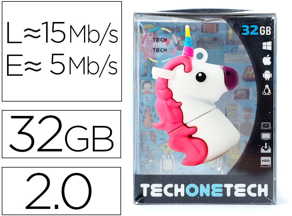Pen Drive Usb Mi Unicornio 32GB - TECH ON TECH