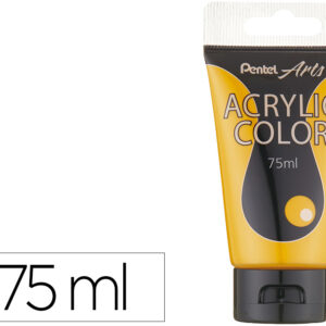 Tinta Acrilica Em Tubo 75ml (Amarelo Acastanhado) - PENTEL