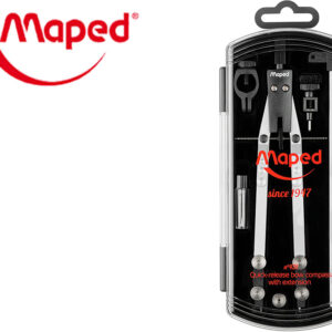 Pack 5x Compasso Maped Tecnico c/ Roda Central c/ Alongamento - MAPED