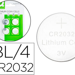 Blister 4x Pilhas Lithium CR2032 3V - Q-CONNECT