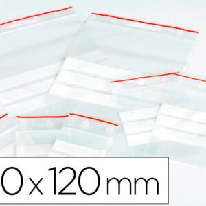 Bolsa Plastico Auto Selada Q-Connect 80X120 Mm Pack De 100 Unidades - Q-CONNECT