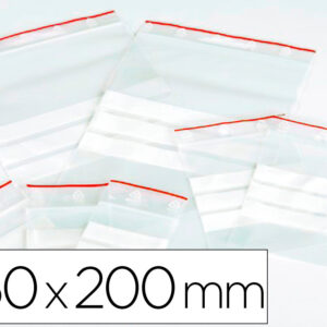 Bolsa Plastico Auto Selada Q-Connect 150X200 Mm Pack De 100 Unidades - Q-CONNECT