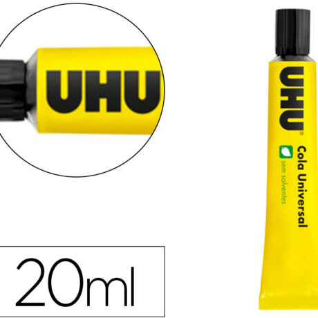 Cola Universal Uhu Sem Solventes 20 Ml - UHU