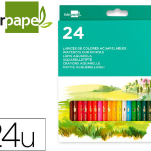 Lapis De Cores Aguarelaveis Caixa De 24 Cores