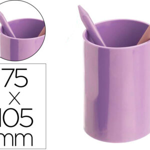 Porta Lapis Ecogreen Plastico 100% Reciclado E Reciclavel Cor Malva Pastel - ARQUIVO 2000