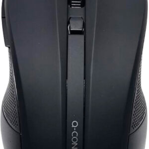 Rato ótico s/ Fios 1000 Dpi Recetor Usb 2,4 Ghz (Preto) - Q-CONNECT