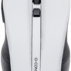 Rato Otico Sem Fios 1000 Dpi Recetor Usb 2,4 Ghz Branco - Q-CONNECT
