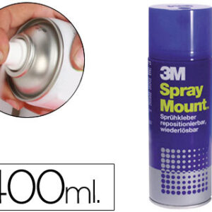Cola Spray 3M Mount Adesiva Embalagem de 400ml