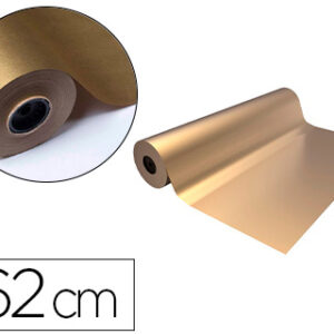 Papel Fantasia Basika Metalizado Ouro Bobine 62 Cm - BASIKA