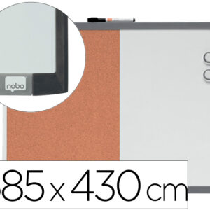 Quadro Branco Magnetico Com Tabuleiro De Cortiça - NOBO