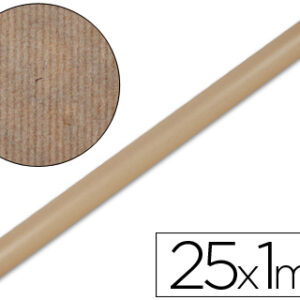 Papel Kraft Rolo Castanho 1Mt X 25Mt.65 Gr/M2