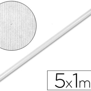 Papel Kraft Rolo Branco 1Mt X 5Mt.65 Gr/M2
