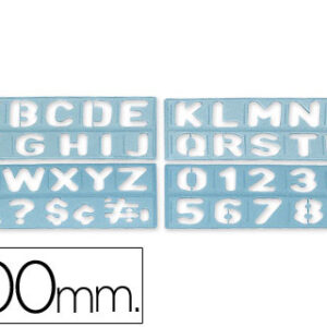 Escantilhao Letras e Numeros 100 mm