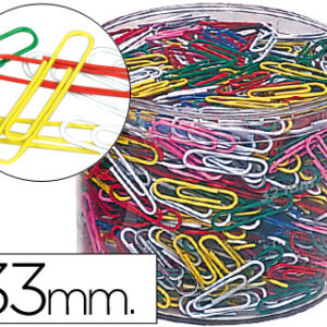 Clips N. 2 Cores Sortidas 33 mm Caixa 1000 Unidades