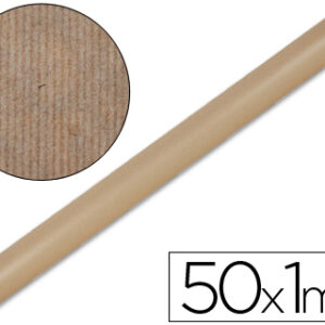 Papel Kraft Rolo Castanho 1Mt X 50Mt.65 Gr/M2