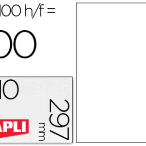 Etiquetas Adesivas Apli A4 210 X 297 mm
