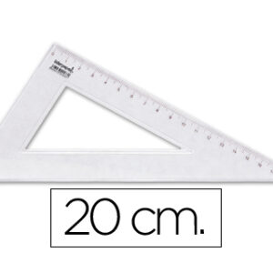 Esquadro Triangulo 20 cm Plastico